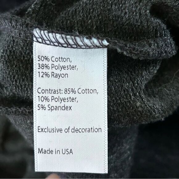 Flint and Tinder Joggers Sweatpants in Heathered Black | Size Medium | USA Made - Picture 7 of 7